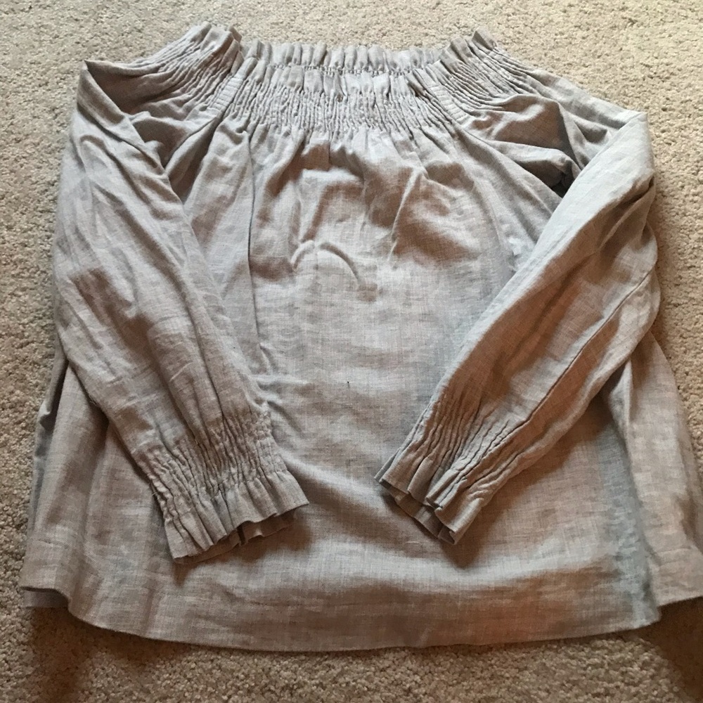 Off the shoulder blouse